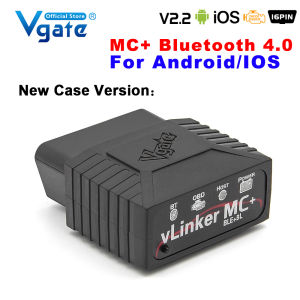 Vgate | Vgate VLinker MC+ Bluetooth 4.0 OBD2 Scanner ELM327 V2.2 BimmerCode FORScan BT4.0 iOS Android BT3.0 Car OBD 2 Diagnostic Tool