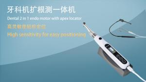 NICEDEN 2 in 1 Dental Endo Motor Build in Apex Locator Wireless Endodontic Treatment LED Root Canal Treatment 360 degree rotary for Endodontics