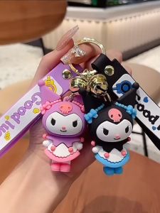 🇸🇬【SG】🇸🇬on  Cartoon Cute Sanrio Hello Kitty Figures Keychain Kuromi My Melody Figural Model PVC Key Ring Backpack Pendant Decoration Gifts
