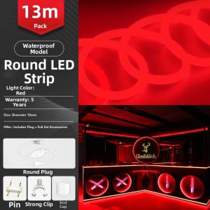 YUANMUXUAN | Waterproof 360 Degree Red LED Light Strip