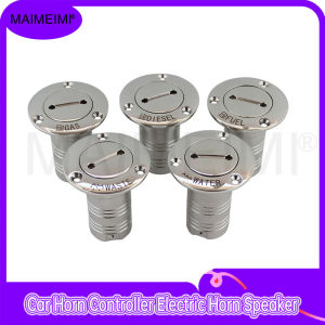 38/50mm 45 Degree 316 Stainless Steel Deck Filler Key Cap GAS DIESEL FUEL WASTE WATER Marine Boat Hardware Deck Filler