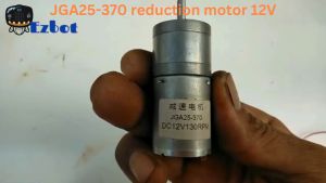 READY STOCK JGA25-370 DC Motor 3-24V High Torque Gear Reducer Electric Motor Geared Motor