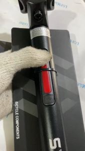 SYTE Seatpost 33.9 Tiang Sadel LED ST-G910 Alloy 550MM 55CM Sepeda Lipat Seli Folding Foldbike DLL Universal Alloy alumunium ada lampu kelap kelip rechargeable