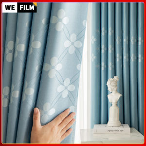 Curtains Blackout Heat Insulation Hook/Punch Hole Type 70-90% Blackout Curtain  for Living Room Bedroom