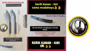 Razor Lengkung untuk Barber Salon dan Pangkas All new