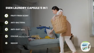 Esen Laundry Capsules All in One 12g X 72s Bundle of 6