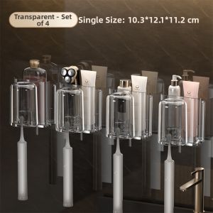 XUNHUAI | Wall Mounted Hole-Free Toothbrush Cup Holder