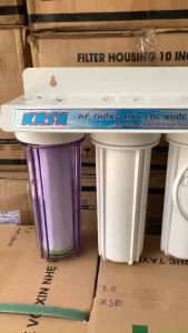 BỘ 3 LÕI LỌC THÔ 10INCHBỘ 3 LỌC THÔ 10INCH GỒM 1 LY TRONG 2 LY XANH .CÓ LÕI 123 PAT TREOTAY VẶN