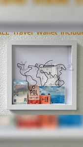 My adventure Dossier box Ticket Shadow Box Slot Travel Shadow Box souvenir Ticket Souvenir Travel Shadow