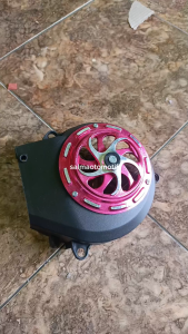 Cover Tutup Kipas Mio Sporty / Mio Smile / Fino Lama / Nouvo Lama set Spinner Sabit Ungu