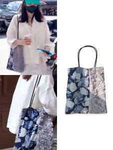 กระเป๋าถือผ้าลายดอกไม้ปักมือสไตล์จีนใหม่ กระเป๋าสะพายไหล่ข้างเดียว กระเป๋าถือแบบมีซิป กระเป๋าผ้าใบ กระเป๋าสะพายลำลองสำหรับวัยรุ่น