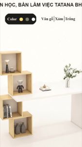 FREESHIP HCM - Bàn Học Bàn Làm Việc Kết Hợp Kệ Trang Trí Tatana BH033 – có thiết kế theo yêu cầu