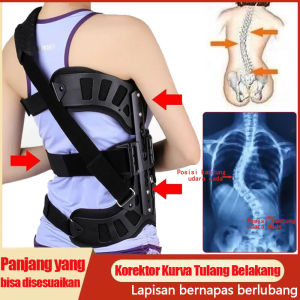 Scoliosis brace tandu orthosis fiksasi tulang belakang pasca operasi penjepit fiksasi skoliosis lumbar Disesuaikan Untuk Pemulihan Pelindung Pinggang Dewasa / Pelajar