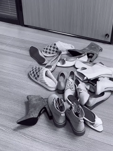 Slim shoe cabinet multi-layer shoe rack storage cabinet against the wall Space Saving Shoe Storage Organizer