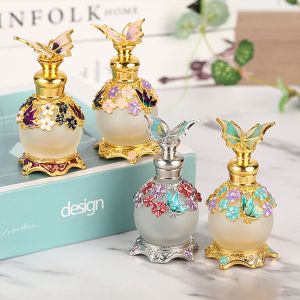 15ml Spherical Perfume Essential Oil Bottle Multi-Colored Glass Luxury Travel Portable Gift for Fragrance Lovers