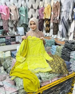 Kebaya terbaru Setelan kebaya Rosalia selendang sonket / Kebaya pesta wisuda / Kebaya kondangan