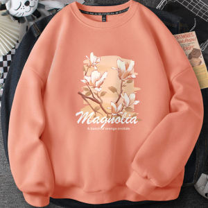 Spring Autumn Oversize Hoodless round Neck Womens Sweatshirt Thin Outerwear Casual Comfortable Cotton Polyester Blend Long Sleeve