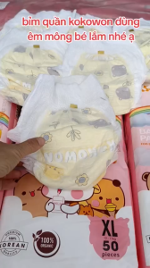 Bỉm Tả Quần KOKOWON 100 Miếng Đủ Size M Đến 5XL Cho Bé Yêu.
