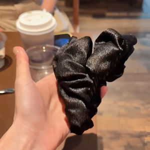 New Large Size Satin Folded Cloud Hair Clip Womens Hair Accessories Autumn Winter Hairpins Stylish Hair Decorations