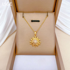 Color Fade-Resistant Allergy-Free Lightweight Titanium Steel Necklace