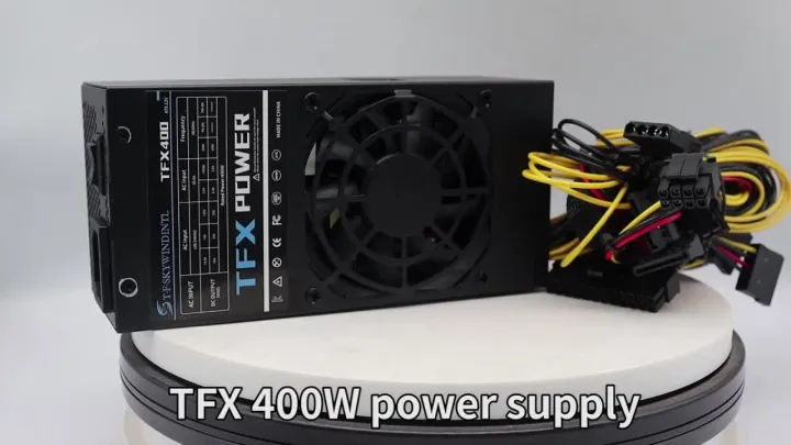 T.F.SKYWINDINTL | TFX 400W Power Supply Flex ATX 400W PSU 110-240V 20 + 4Pin Power Source For Desktop Small PC Case