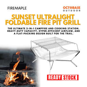 FIRE MAPLE - SUNSET ULTRALIGHT FOLDABLE FIRE PIT GRILL PORTABLE CAMPING STOVE
