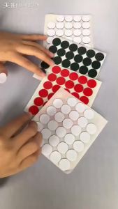 8mm/10mm/15mm/20mm White Candle Wick Stickers Double-sided Adhesive For DIY Candles Material Movable Fixed Point