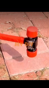 MYDIYHOMEDEPOT - IRON BROTHER 27MM 36MM 43MM Rubber Mallet Hammer with TPR Handle Non-Marking Soft Impact Tool for Flooring