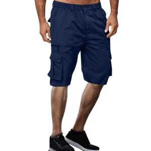 Loose Outdoor Casual Mens Five Quarter Pants Straight Leg mid Waist Short Summer Fashion Youthful Leisure Trousers