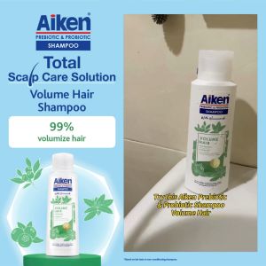 AIKEN Volume Hair Shampoo 350g |Prebiotic | Probiotic | Niacinamide | Protect hair from UV radiation | Strengthen scalp