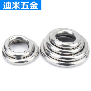 304 Stainless Steel Ring O-Ring Solid Hollow Seamless Welding Circle Yoga Rings Steel Ring Pet Hand Pull-Ring