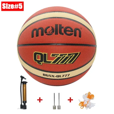 Molten | 2026 Molten Basketball Ball Official Size 7/6/5 High Quality PU Indoor Outdoor Training Match Game Original Baloncesto with Pump