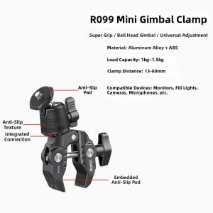 Ulanzi | Versatile Camera Clamp Mini Tripod Mount