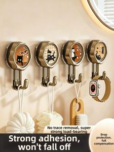 MANJIELI | Vintage Strong Load No-Drill Adhesive Wall Hook