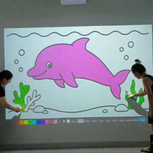 Infrared Doodle Interactive Art Wall Projection Screen Graffiti Painting Game Entertainment Equipment for Museums Family Centers