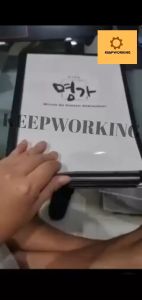 KEEPWORKING A4 Transparent Menu Cover HD PVC Menu Folder Menu Book Price List Booklet with 1234568 Slots