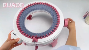 48 / 22 Needle knitting machine Hand Crank Rotating DIY Wool Round Spinning Smart Weaving Loom for Knit Scarf Hat Sock