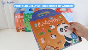 Beringin Toys Portable Jelly Sticker Book / Mainan Anak AC/ Mainan Edukatif
