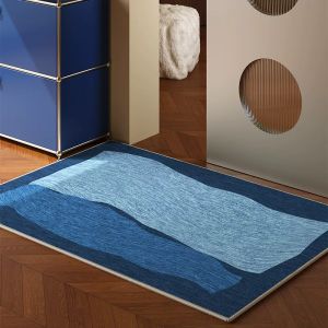 VIKAMA In Ancient Style Door Mat Light Luxury Anti-Slip Anti-Fouling Kitchen Mat Bedroom Living Room Carpet Home Decoration