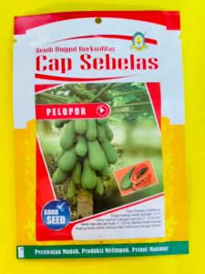 Benih Pepaya California PELOPOR Cap Sebelas isi 60 biji joss tenan!!!