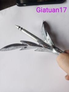 (cao 13cm)Chông rào chông lá cửa cổng mạ trắngchông lá xẻ