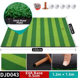 PGM | Thick Golf Practice Mat Home Indoor Outdoor Swing Training Pad with Ball Set