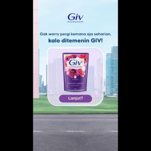 Giv Sabun Cair Premium Pelembab dengan Shea Butter & Vit E - Aroma Flowers & Sweet Berry 400 mL