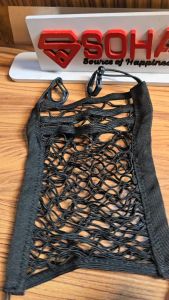 AM-04 Organizer Jaring 2 Lapis Elastis Penyimpanan Barang serbaguna Cocok Untuk Semua Jenis Mobil