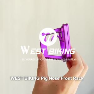 West Biking | Giá Để Xe Đạp Phía Trước Ba Lỗ Bằng Hợp Kim WEST BIKING Giá Chở Hàng Gia Công CNC Chắc Chắn Khả Năng Chịu Tải Cao Dành Cho Xe Dahon Brompton Và Nhiều Loại Xe Khác