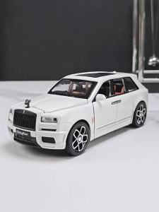 MAKEDA | 1:32 Rolls Royce Cullinan Phantom Miniature Toys Model Alloy Diecast Car Doors Opened Sound Light Pull Back Vehices Holiday Gift