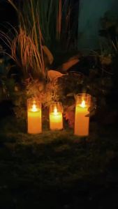 เทียนราคาประหยัด LED กะพริบไฟฟ้าแสงสีชาเทียนแบบไม่มีเปลวไฟใช้พลังงานแบตเตอรี่การตกแต่งบ้านปาร์ตี้คริสต์มาสงานแต่งงาน