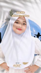 Jilbab Instan BERGO SAÍ Anak Jersey Premium Polos