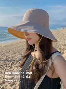 JIFANPAUL | Mũ Nón Nữ Mùa Hè Chống UV Andehai Lớn Đảo Ngược Được