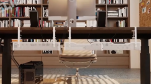SG Stock Under Desk Cable Organizer- Cable Box Wire Wrap Home Office Desk、Under table Storage Organiser Cord Management Holder
